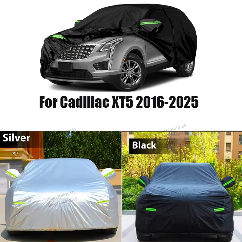

Waterproof Car Covers Custom Fit for Cadillac XT5 2016-2025 All Weather Snow Rain Dust Hail Protection