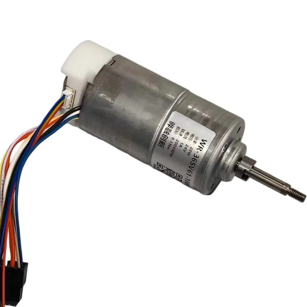 

1PCS BLDC DC Brushless Servo Motor 10W 24-48V 2000-4000rpm 3-Phase with Hall Sensor & 1000CPR ABZ Encoder