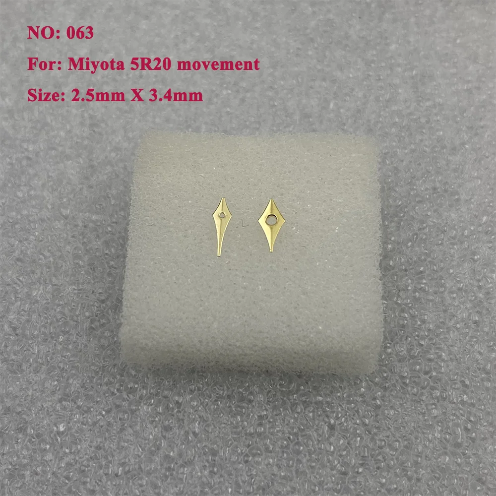 Lancette dell'orologio adatte per movimento 5 r21 due aghi puntatori per orologi da donna universali accessori per orologi aghi per ore e minuti 2