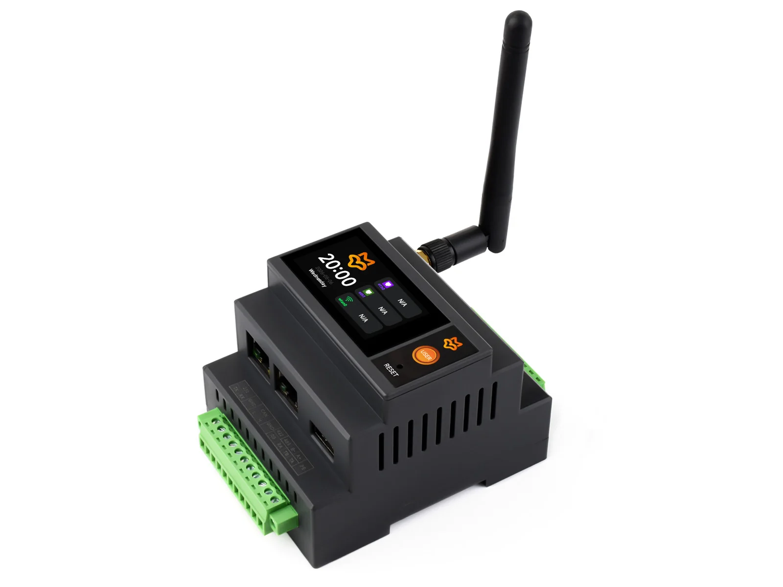 Luckfox Lyra Programmable Logic Controller,RK3506B With Triple-Core ARM Cortex-A7,1.9inch LCD,Dual 100Mbps Ethernet Ports