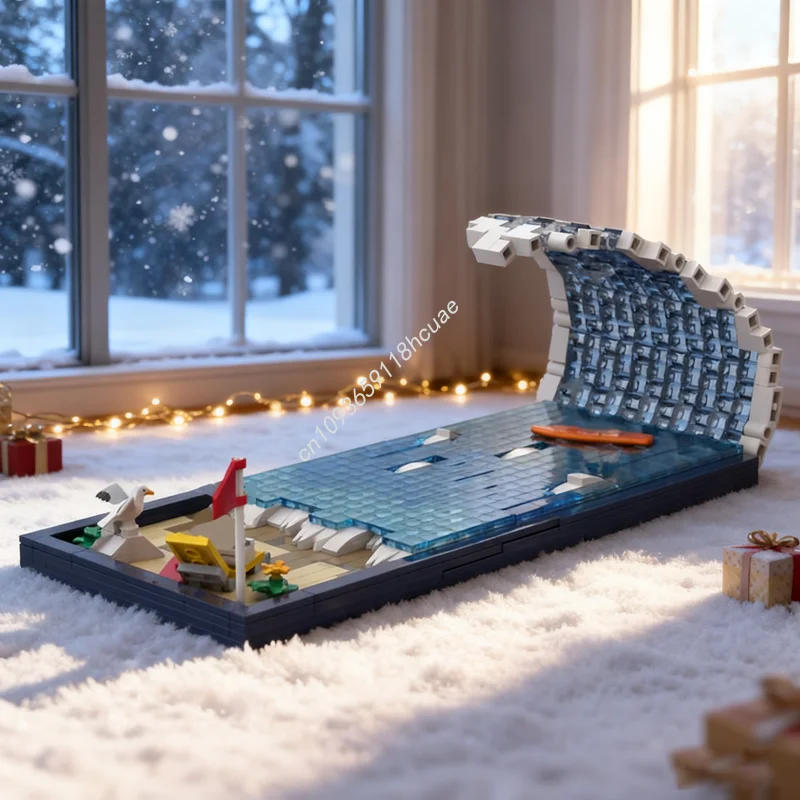 

585pcs MOC Inside The Tube Iconsed Model Building Blocks Architecture DIY Christmas Gifts Idea Toy Education Brick Kids Birthday