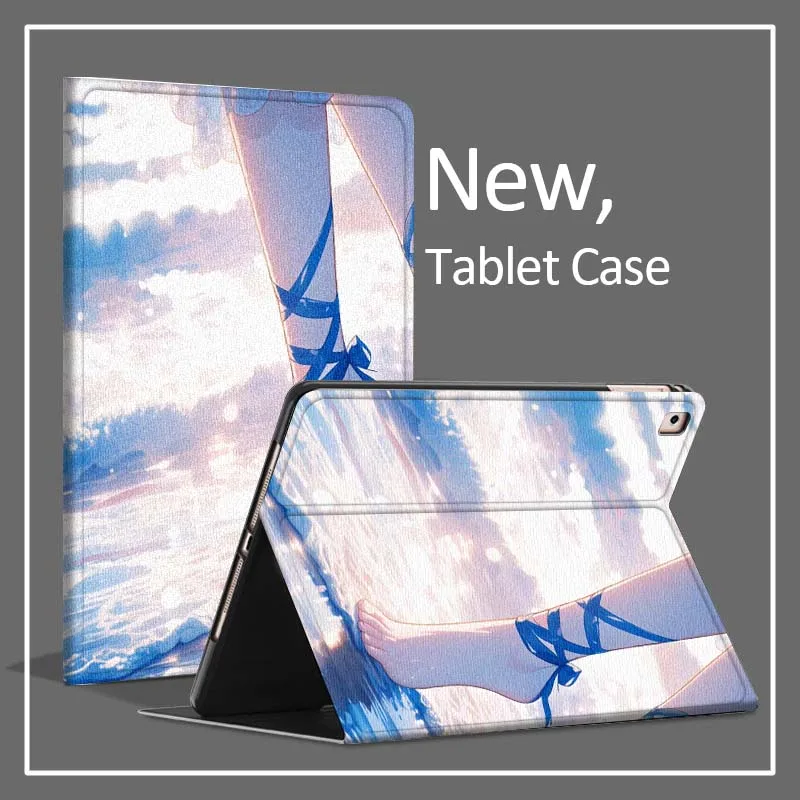 

Cartoon Ankle Blue Ribbon Fashion For Xiaomi Poco Redmi Pad 8 2 4 5 6 6S 7 7S SE Pro 14 11 11.2 12.1 12.5 Inch Tablet Case