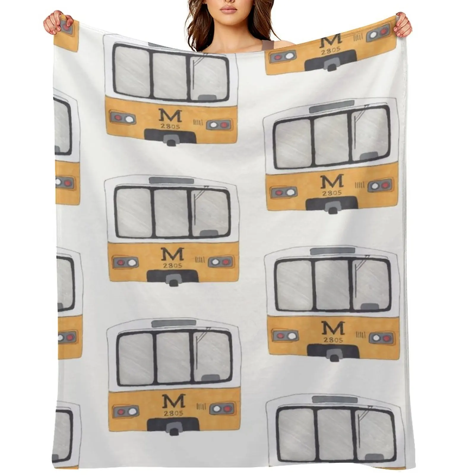 

the metro Throw Blanket christmas gifts Single Custom for sofa Blankets