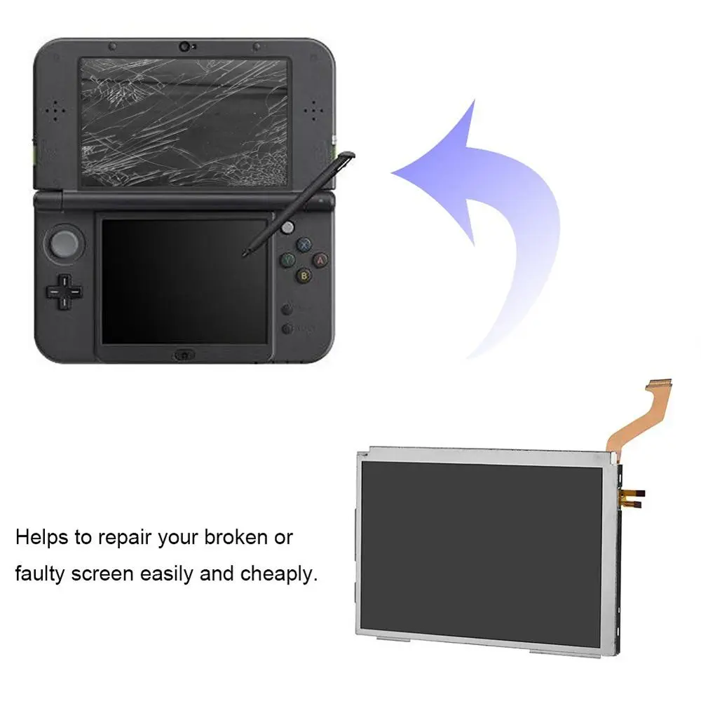 Universal Replacement Parts Game Console Touch Screen Digitizer Glass Screen LCD For Nintendo 3DS LL| Nintendo 3DS XL