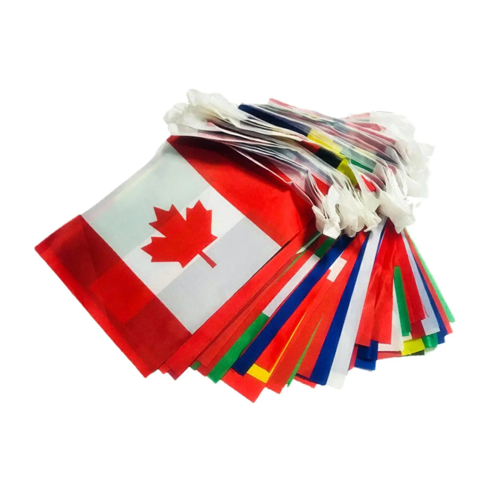 World String Flags Banner Set Small Mini National Bunting Flags World Flags for Indoor Bar Garden Party Decorations Sports Clubs