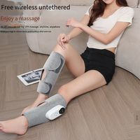 Hot Compress Electric Leg Calf Massager Smart Airbag Vibration Leg Air Compression Massager Kneading 3 Mode Pressotherapy