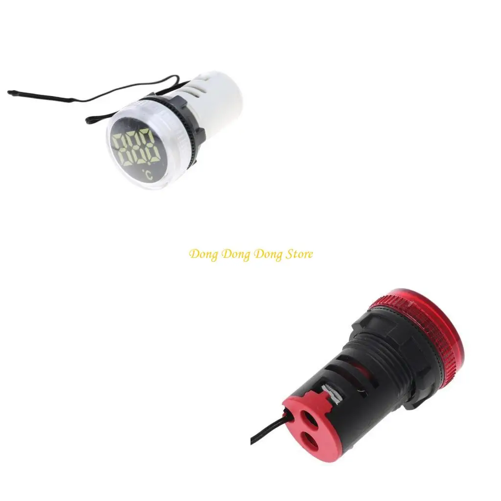 

22 мм AC 50-380V Индикатор термометра.