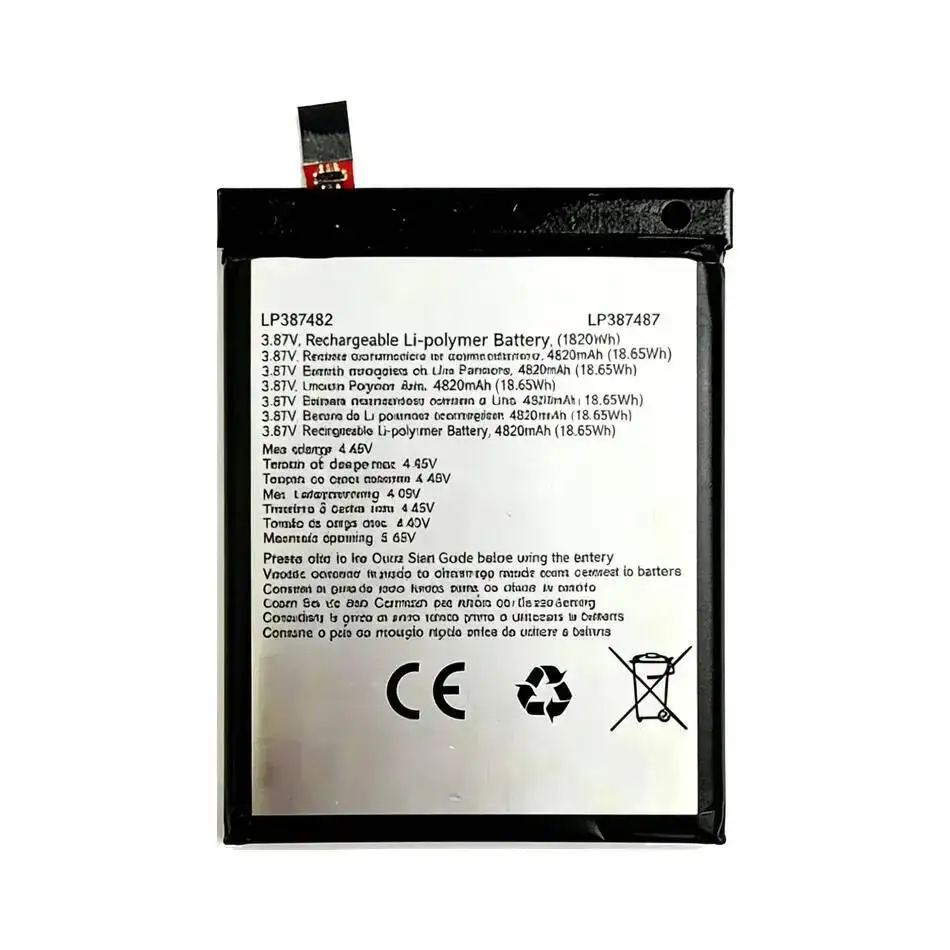 

Stable For Crosscal LPN387482 Safe Mobile Phone Battery 4820Mah