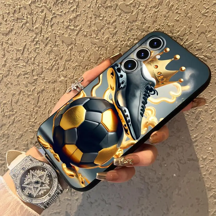 Case for Samsung Galaxy A57 A15 A05 A70 A06 A50 A53 A17 A73 A51 A23 A13 A55 A41 A52 A36 A25 A16 A37 A12 Phone Cover Football