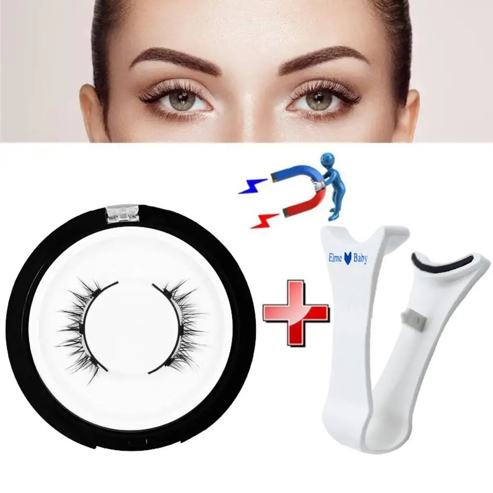 

Magnets Tweezer with 3D Magnetic Natural Mink False Eyelash Professional Eyelash Extension Makeup Curler Clip Clamp Makeup Tool