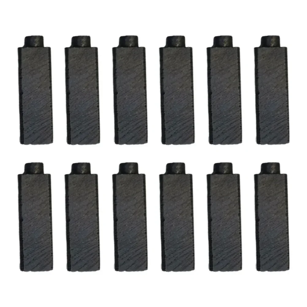 

12pc 4x5.5x17mm Carbon Brushes Anchor Engine Electric Hair Dryer General Kit Black Carbon Power Tools Parts Accessories