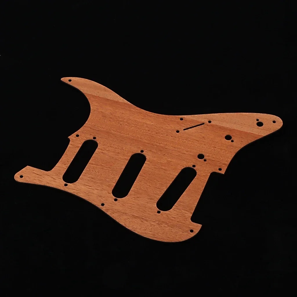 1 pcs  Guitar Pickguard SSS Scratch Plate 8 Hole Wood  for Stratocaster Style Guitar pickguard