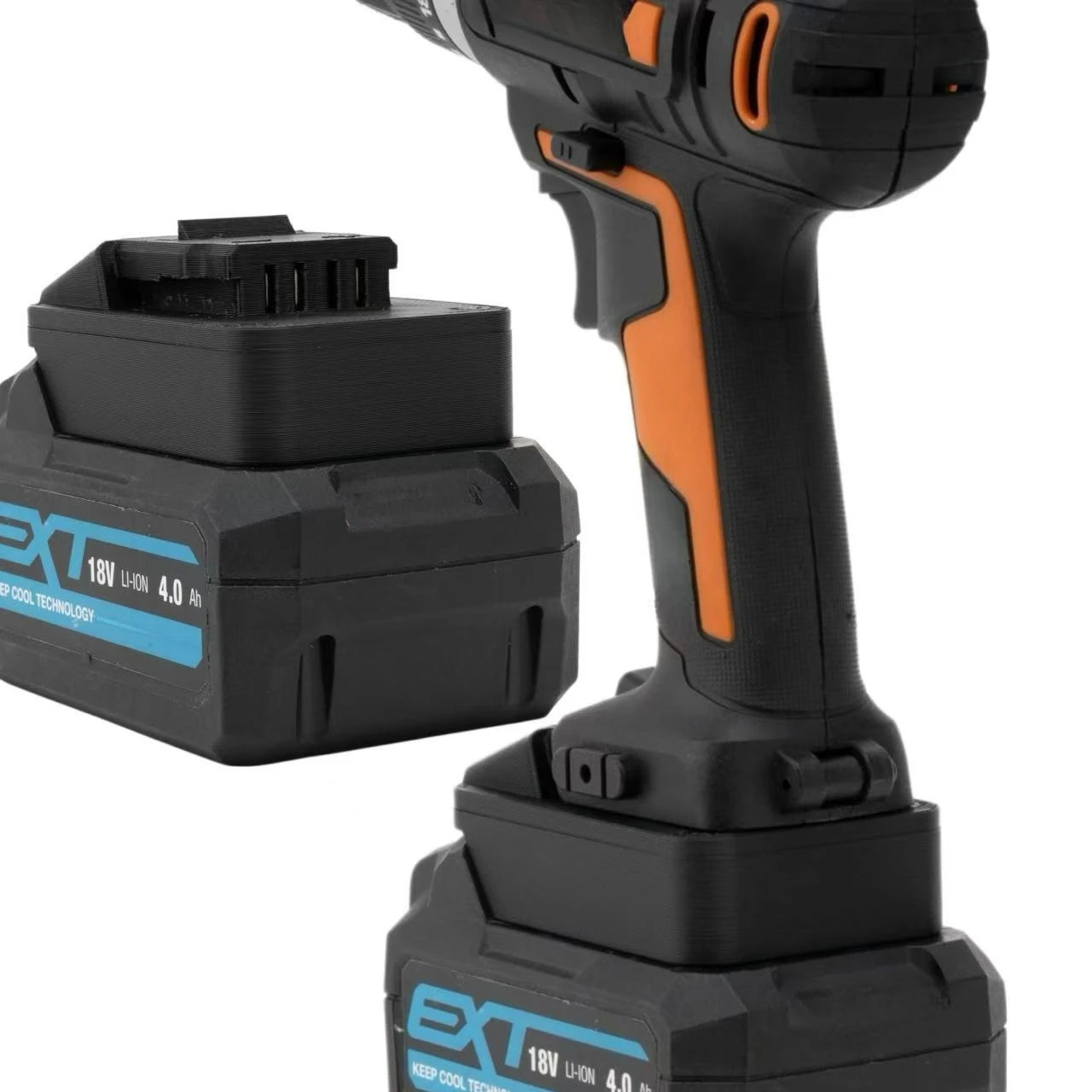 Adaptador para herramientas inalámbricas Erbauer 18v/Parkside a batería de litio Worx 20v de 4 pines (sin herramientas ni batería)