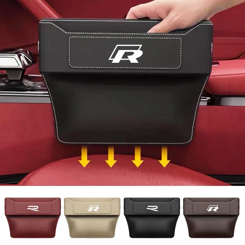 

Car Seat Gap Multifunction Leather Organizer Storage For Volkswagen VW Touran Beetle Golf Passat Jetta Polo Bora CC Lavida