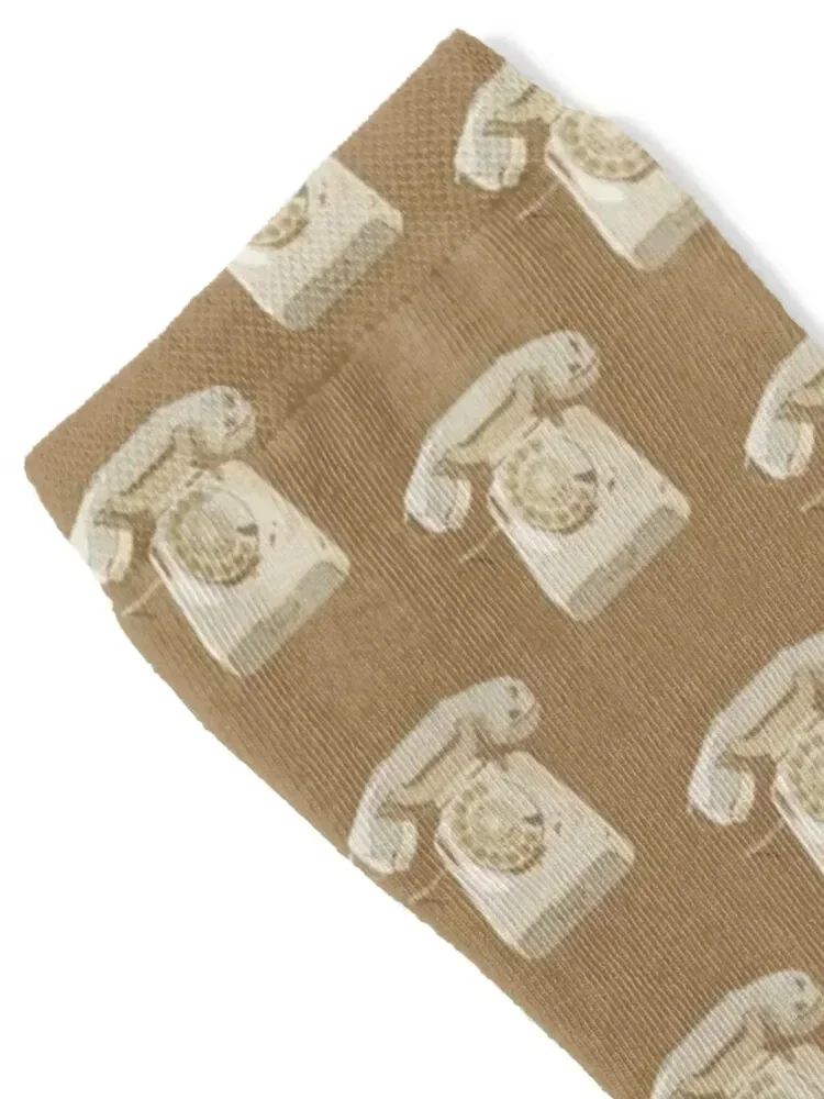 Old, last century telephone Socks custom funny sock Run Antiskid soccer Men's Socks Luxury Women's