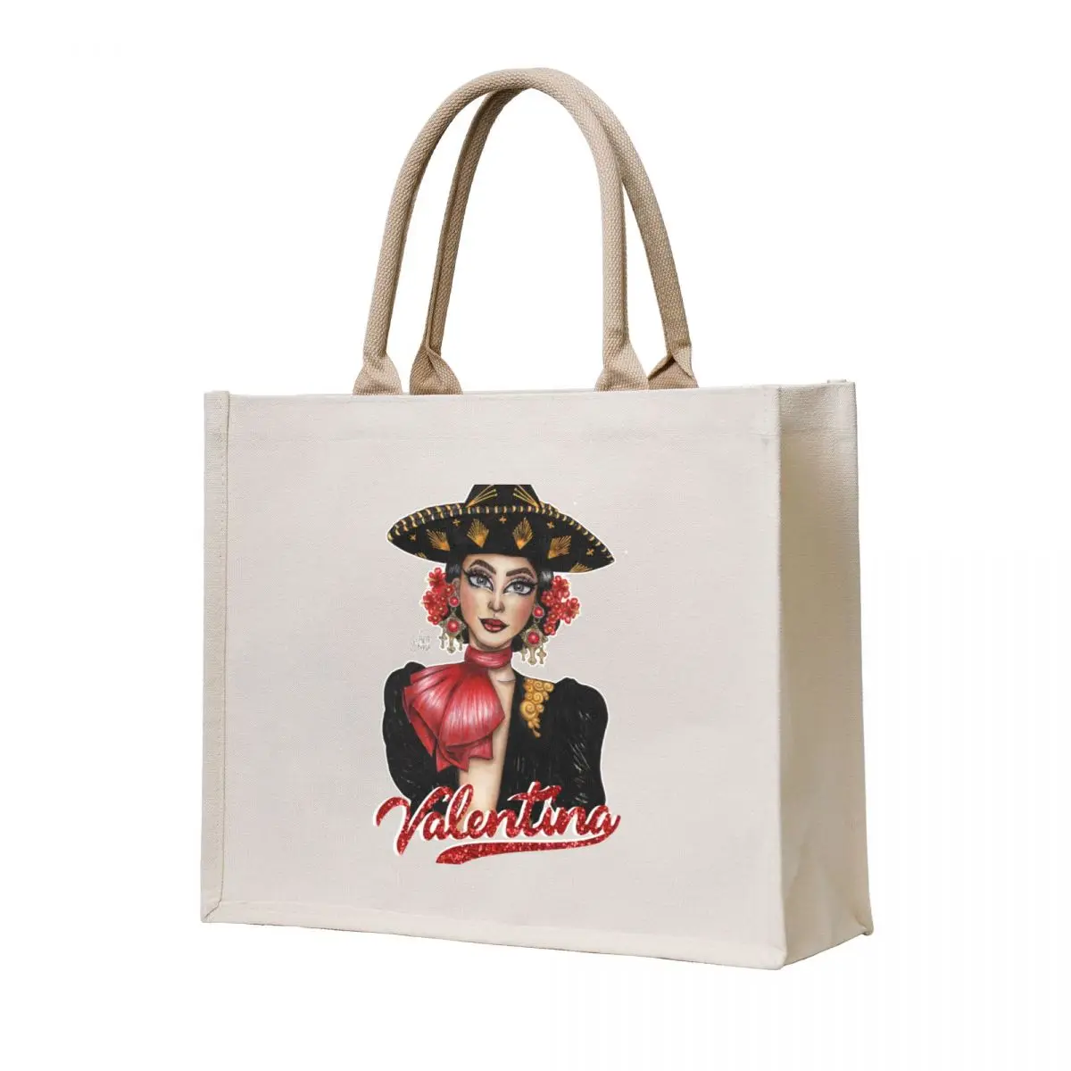 

Valentina Tote Bag Customizable tote bag canvas tote Lady bag