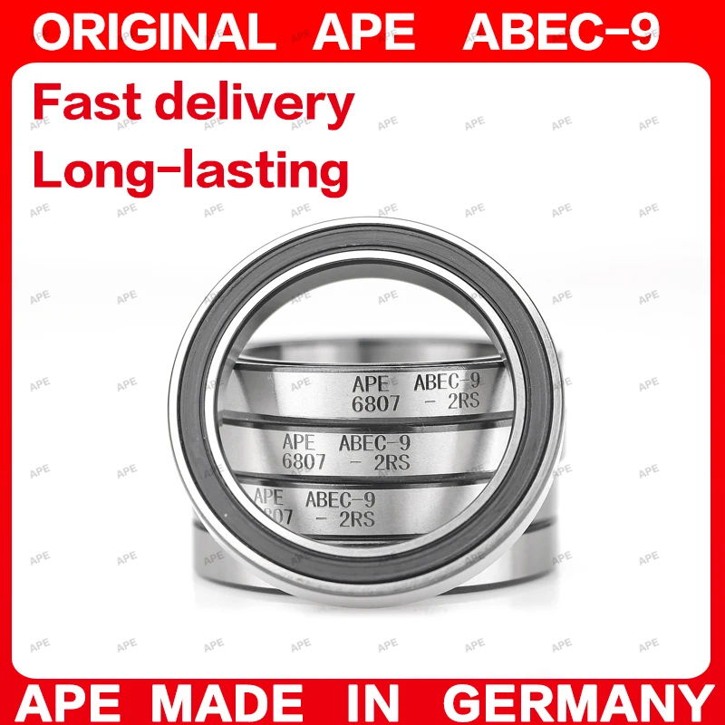 2pcs APE ABEC-9 Bearing 6916 61916 80x110x16 mm 6916ZZ 6916-2RS 61916ZZ 61916-2RS ZZ -2Z 2RS Precision Ball Bearings
