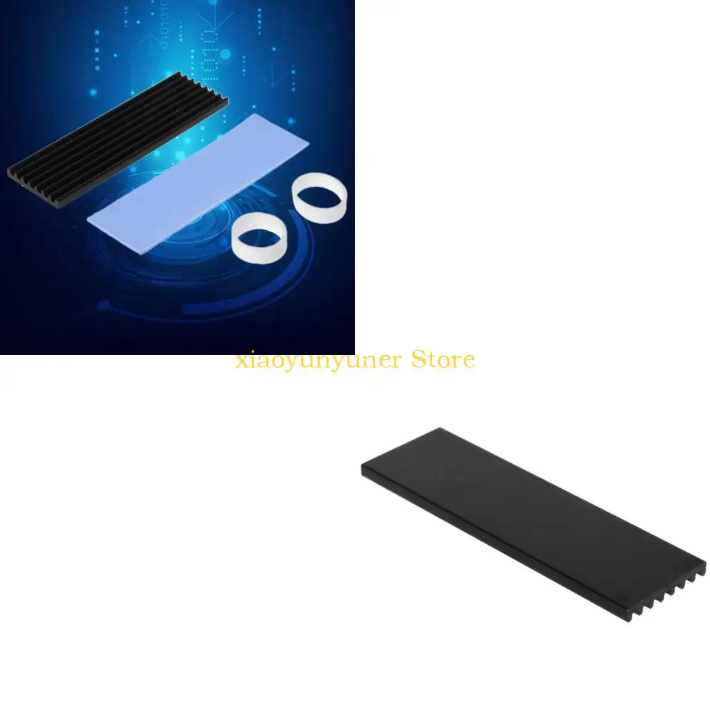 

P9JB 2280 Радиатор PCI-E NVME для твердотельного жесткого диска M.2 Радиатор твердотельного жесткого диска Алюминий 3