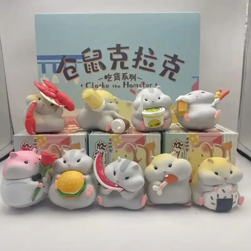In Stock Clark The Hamster A Cute Foodie Mouse Blind Box Kawaii Mini Figure Perfect Desktop Decoration Birthday Gift view 4