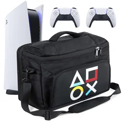 Carrying Case for PS5 Large Capacity Waterproof Shockproof Travling Bag for PS5 Pro/PS5 Slim/PS5 console&PS Portal Storage Case