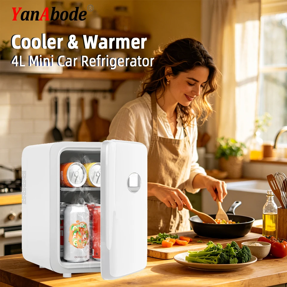 mini-frigorifero-portatile-da-4l-per-uso-domestico-raffreddamento-e-riscaldamento-compatto-per-cucina-alimenti-bevande-snack-frutta-uso-quotidiano