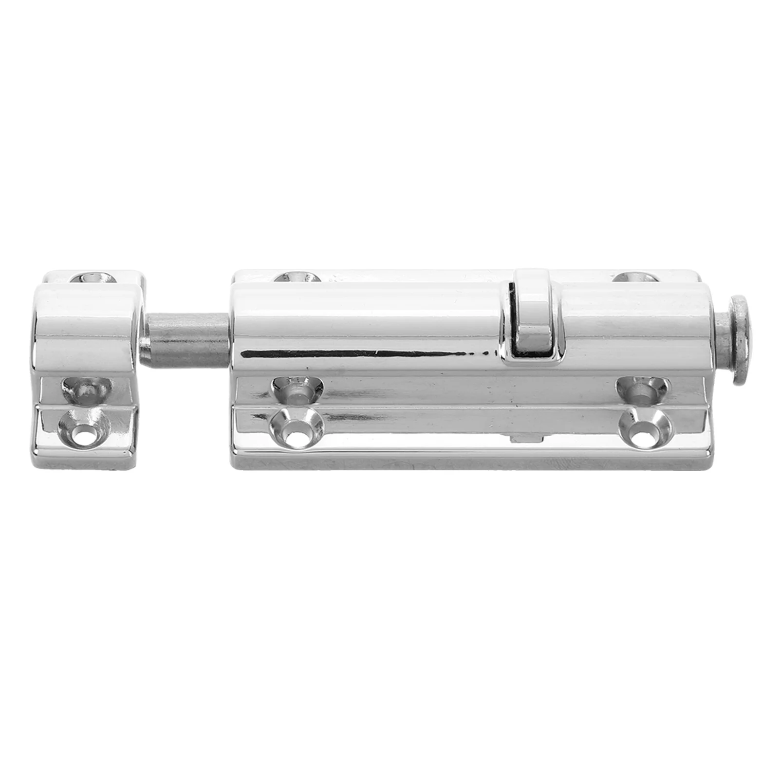 

Spring Latch 4 Inch Zinc Alloy Flush Bolts Slide Metal Hinges Door Lock Deadbolt Safety Latches Cabinet Bedroom Industrial Use