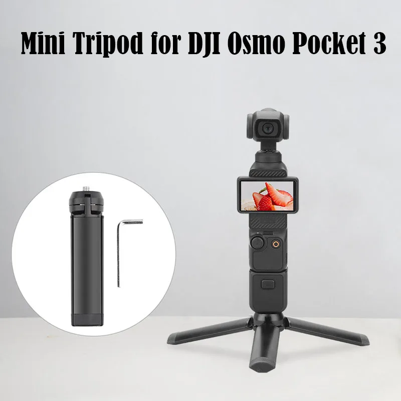 

Mini Tripod for DJI Pocket 3 OM 6 5 4 Handheld Gimbal Stabilizer Holder Stand for Gopro 12 11 FeiYu Zhiyun Smooth 4 DSLR Camera