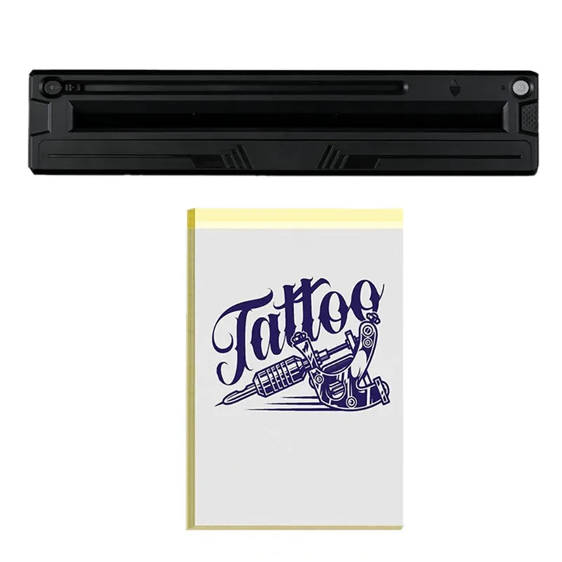 Portable Tattoo Printer Bluetooth Stencil Printer Document HD Printing A4 Thermal Printer Compatible with Phone Tablet PC