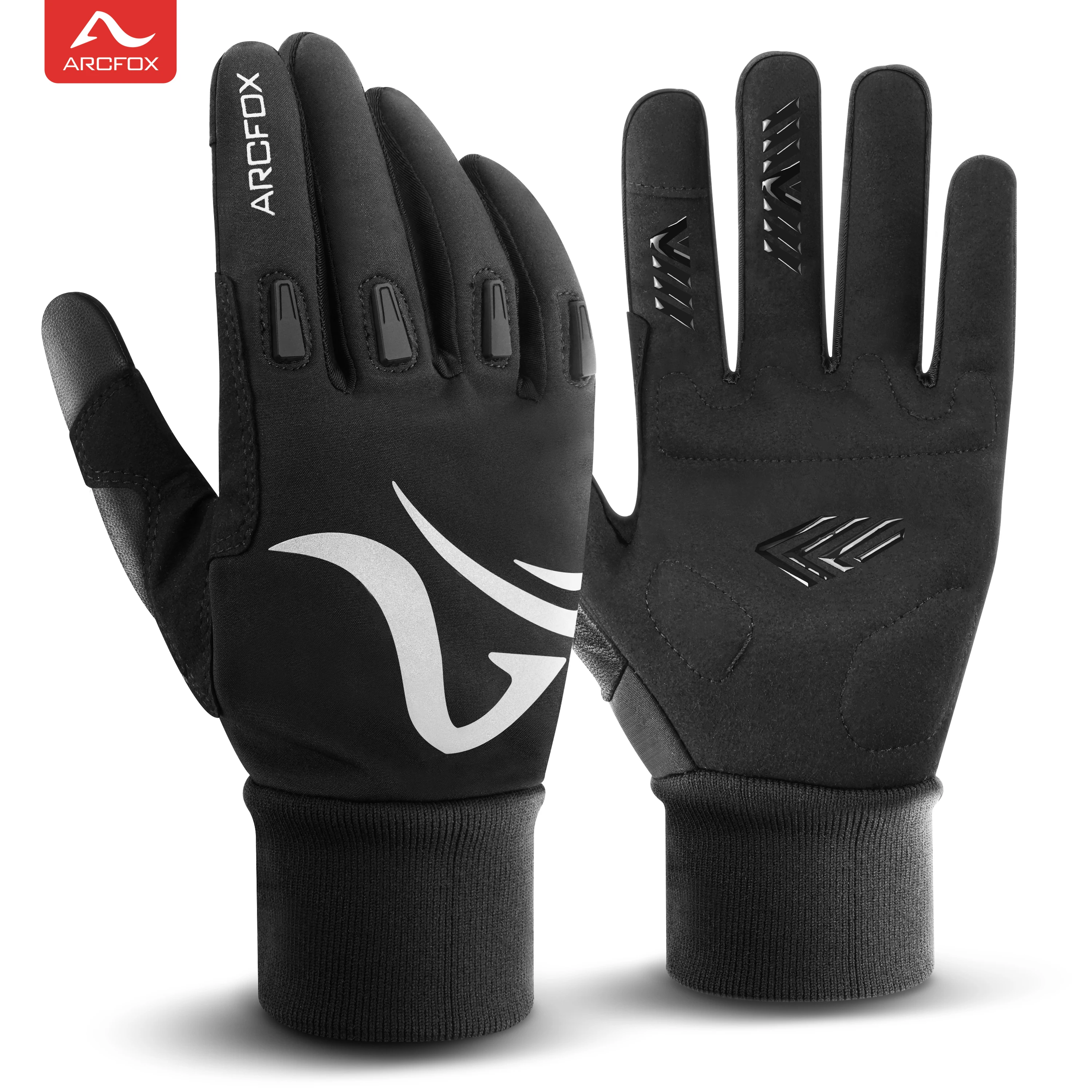 Winter Velvet Gloves Motorcycle Men Women Adult Dirt Bike Protective Gear Riding Racing Guante Touchscreen Warm Cycling Glove