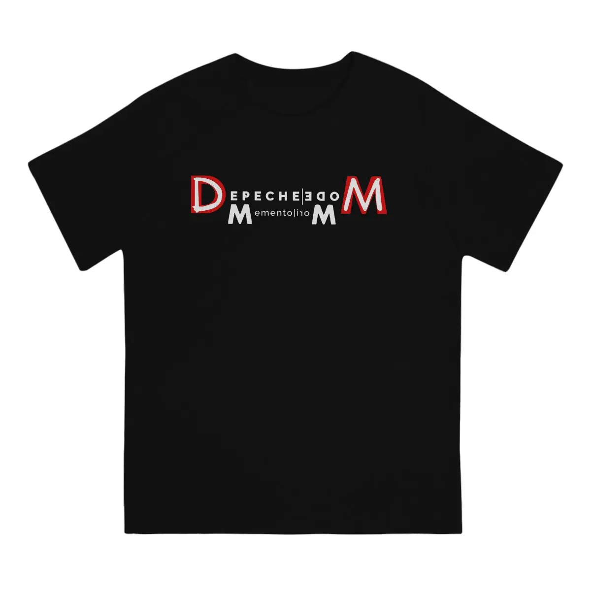 Memento Mori Men's T Shirts Depeche Cool Mode Unique Tees Short Sleeve Round Collar T-Shirt Pure Cotton Graphic Printed Clothing