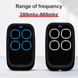 Multi-frequency Universal Garage Door Remote Control 286-868MHz 433MHz Key Fob Gate Command Hand Transmitter Opener Duplicator