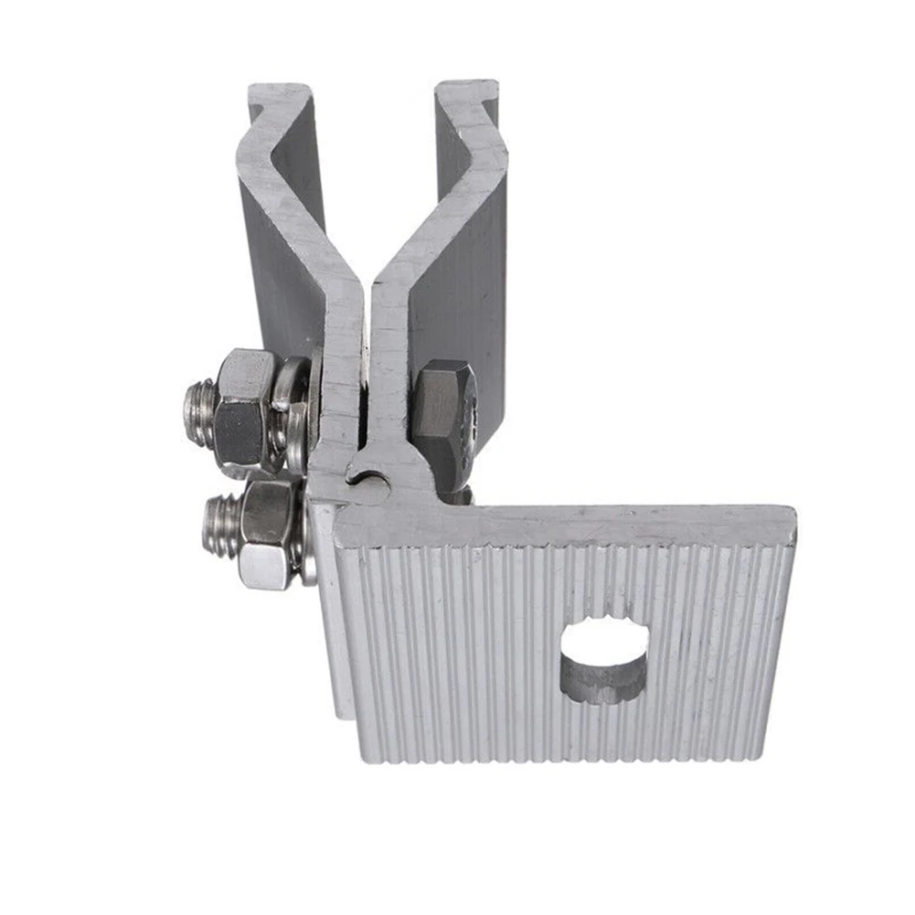

Mounting Bracket Solar Panel High Quality Photovoltaic Fixture Fixing Clamp Sliver Stainless Steel Mounting Bracket 1pc 4pcs
