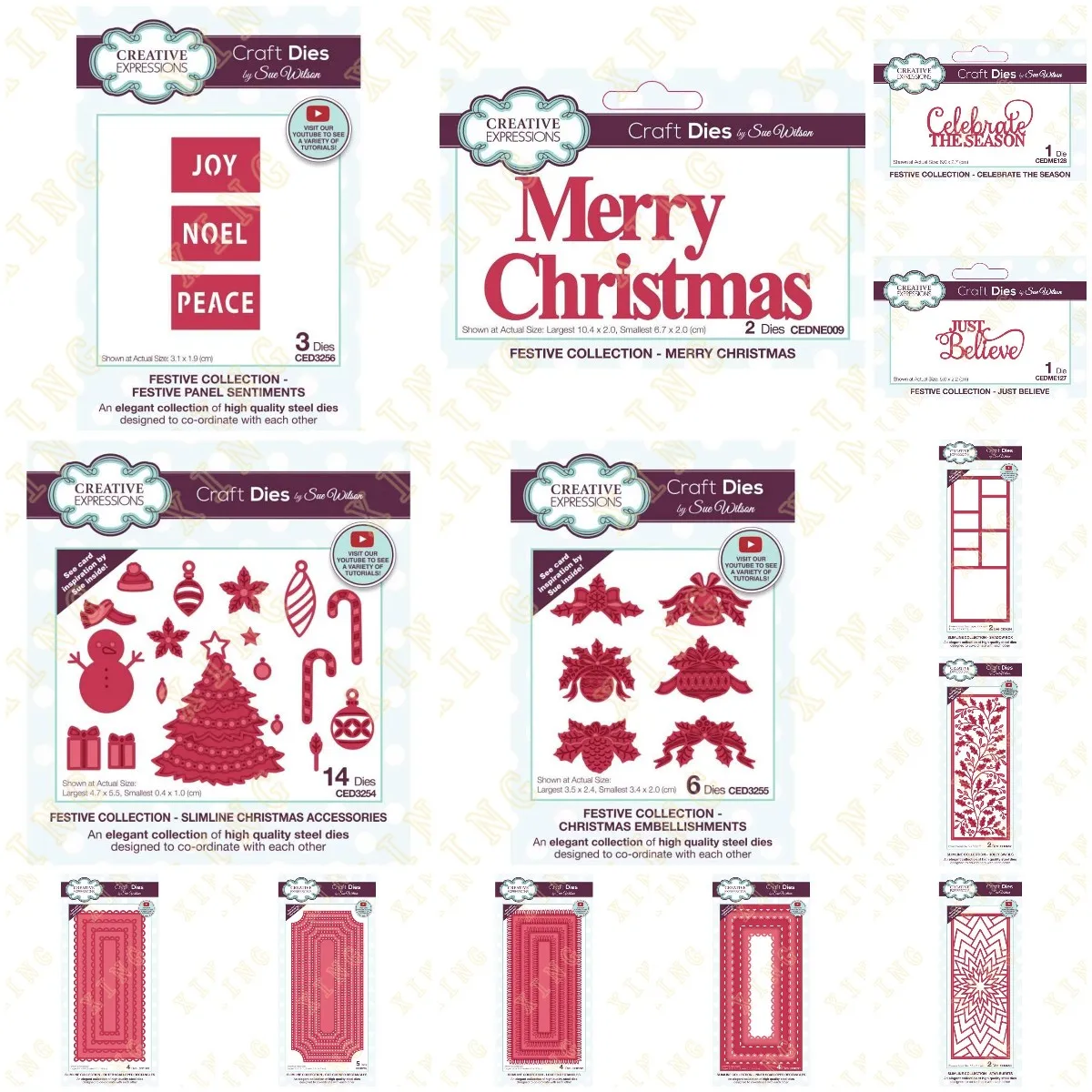 

Merry Christmas Metal Cutting Dies Scrapbook Diary Decoration Embossing Template Diy Greeting Card Handmade New Rectangles Box