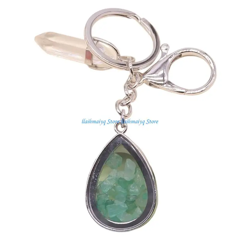 573B Customizable Multicolor Crystals Photo Locket Keychain For Special Occasions