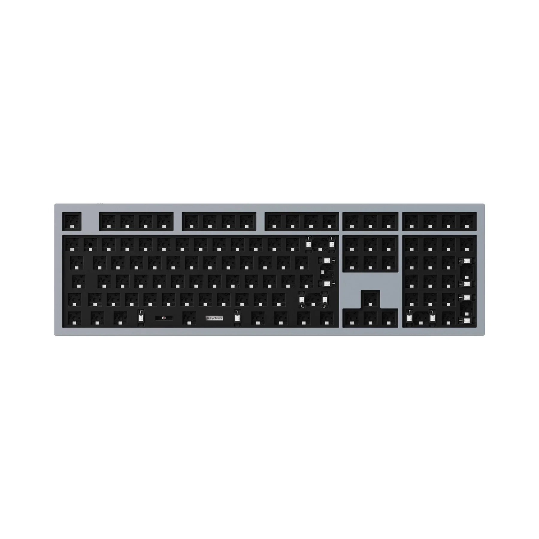 

Keychron Q6 QMK Custom Mechanical Barebone ISO Keyboard 100% Layout - Non-Knob Version