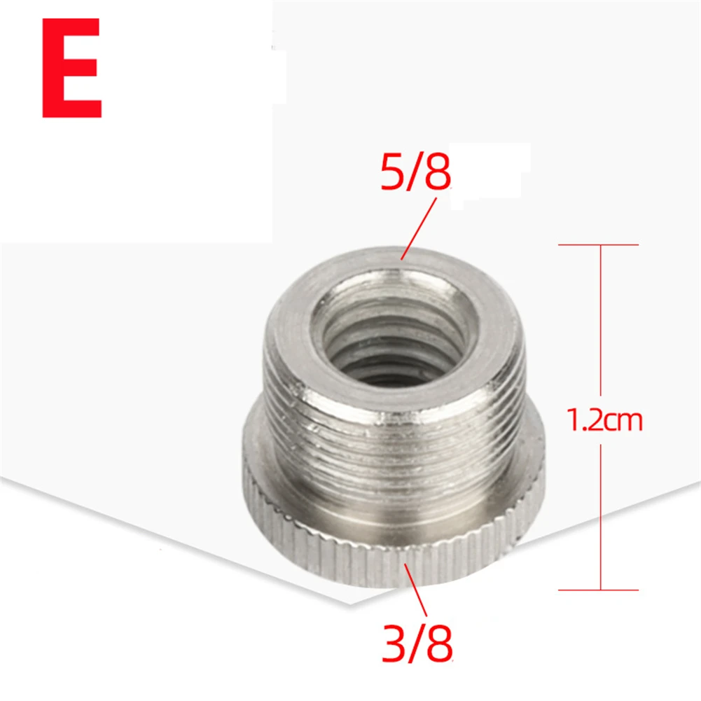 Robuuste Microfoonstandaard Connector 5/8 Man Naar 3/8 1/4 Vrouwelijke Schroefadapter Met Schroefdraad Voor Het Aansluiten Van Schoksteunen En Giekarmen