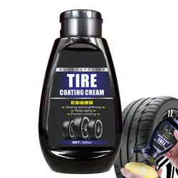 Tire Coating Wheel Dressing Cleaner UV Resistant Wheel Dressing Cleaner Lasting Gloss Coating Protectant 300ml For Cars