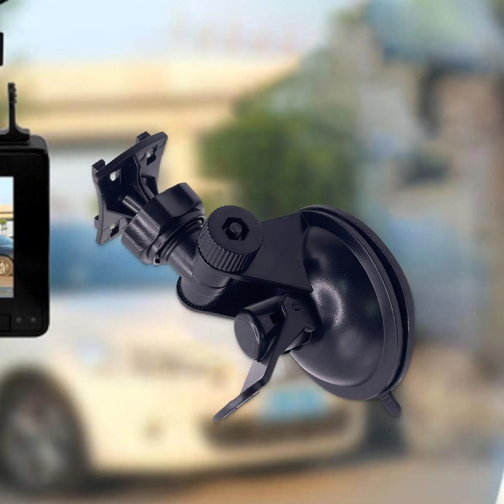 Quick Detach Dash Cam Mount Bracket, Multi-angle Adjustable Window Holder, Practical Interior Fitting for Automotive Windshield