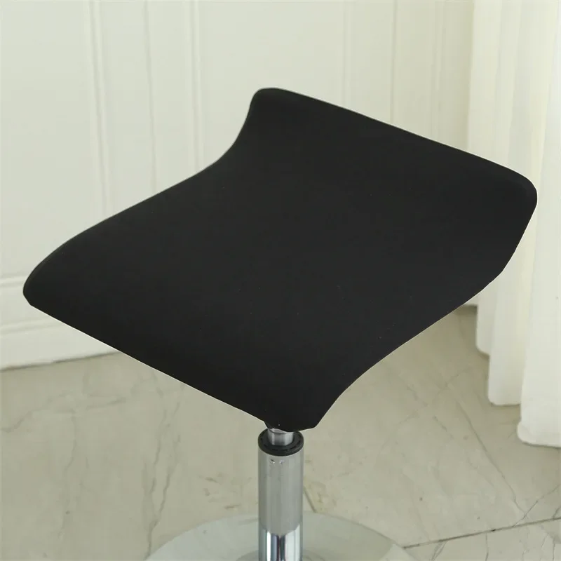 Cashier Square Chair Cover Elastic Print Bar Stool Seat Covers Home Hotel Bar Lifting Rotating Swivel Chair Dust Case Removable