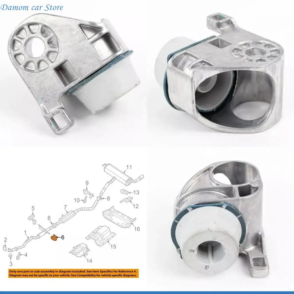

A2UC Сменный кронштейн для подвески глушителя Простая установка Передняя вешалка для глушителя выхлопной трубы Автомобильный для