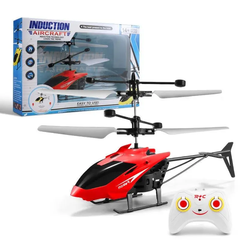 Charging Remote Control Aircraft Induction Two-Way Helicopter Indoor Suspension Anti Drop Electric Luminescence