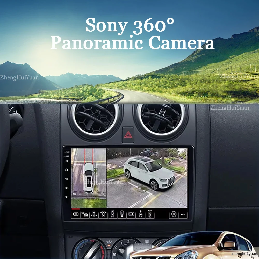 For Nissan Qashqai J10 2005 2006 2008 2010 2012 2014 2015 Android 14 Carplay Auto Car Radio Multimedia Video Player Navigation