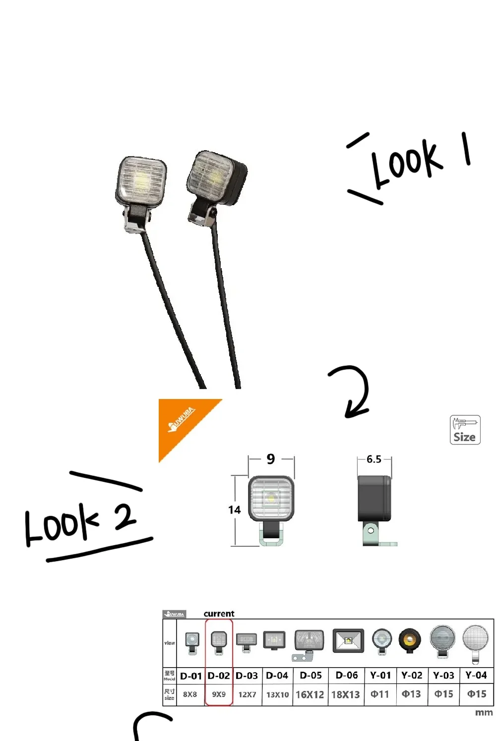 

1 пара светодиодных квадратных прожекторов для 1:10 RC гусеничного автомобиля Trx4 Defender Scx10 1:14 Tamiya Truck SCANIA 770S VOLVO BENZ Arocs MAN