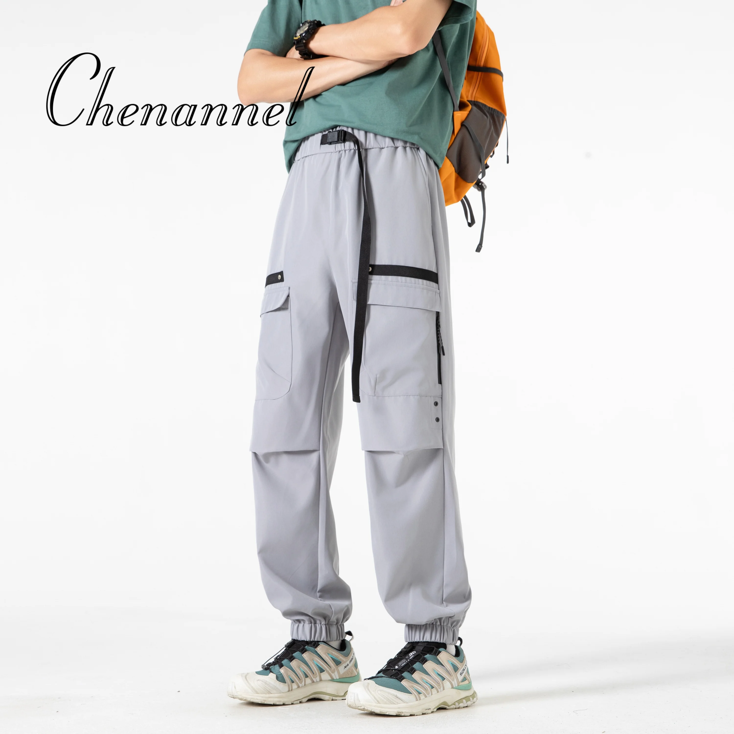 Celana Hiking Anti Air Pria, Tahan Gores, Model Cargo, Celana Bernapas, Celana untuk Memancing dan Berkemah