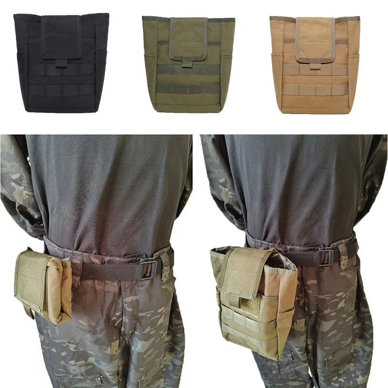 EDC-Poudres à benne roulante, poche pliable, accessoire de sport de plein air, sac de munitions de récupération, SunOfficiMolle, chargeur de chasse