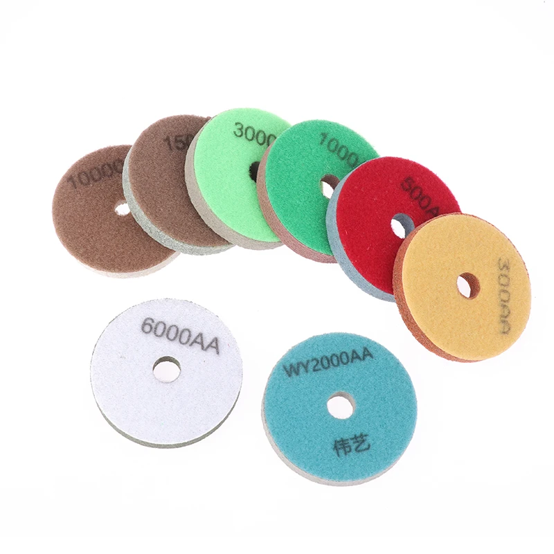 Sponge Diamond Polishing Pads Granite Marble Artificial Stone Polishing Cleaning Tool Concrete Sanding Disc For Polisher