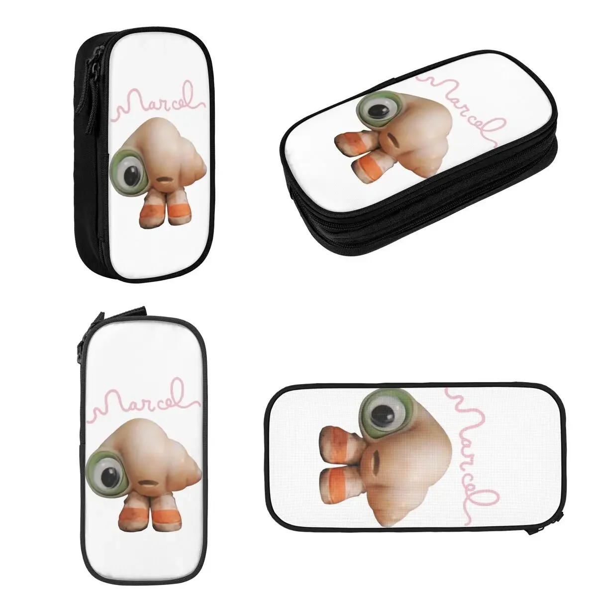 Marcel The Shell Shoes On Pencil Cases Large Capacity Pen Bags Pen Box Pencil Pouch For Boys Girls Students Stationery School