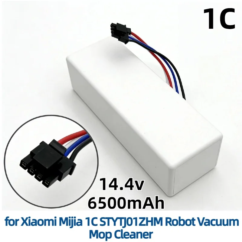 

6800mAh Battery P1904-4S2P-MM, for Xiaomi Mijia 1C STYTJ01ZHM Robot Vacuum Mop Cleaner, Accessories Parts, Li-ion,Long-Lasting"