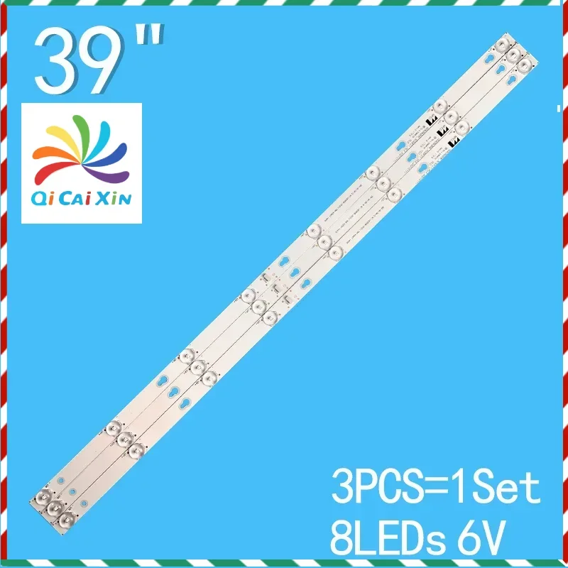 

LED Backlight bar For TCL L39S4900FS L39S4900 39L2650C 4C-LB3908-ZM01J OEM39LB06-3030F2.1-V0.2 OEM39LB06_3030F2.1_V0.2