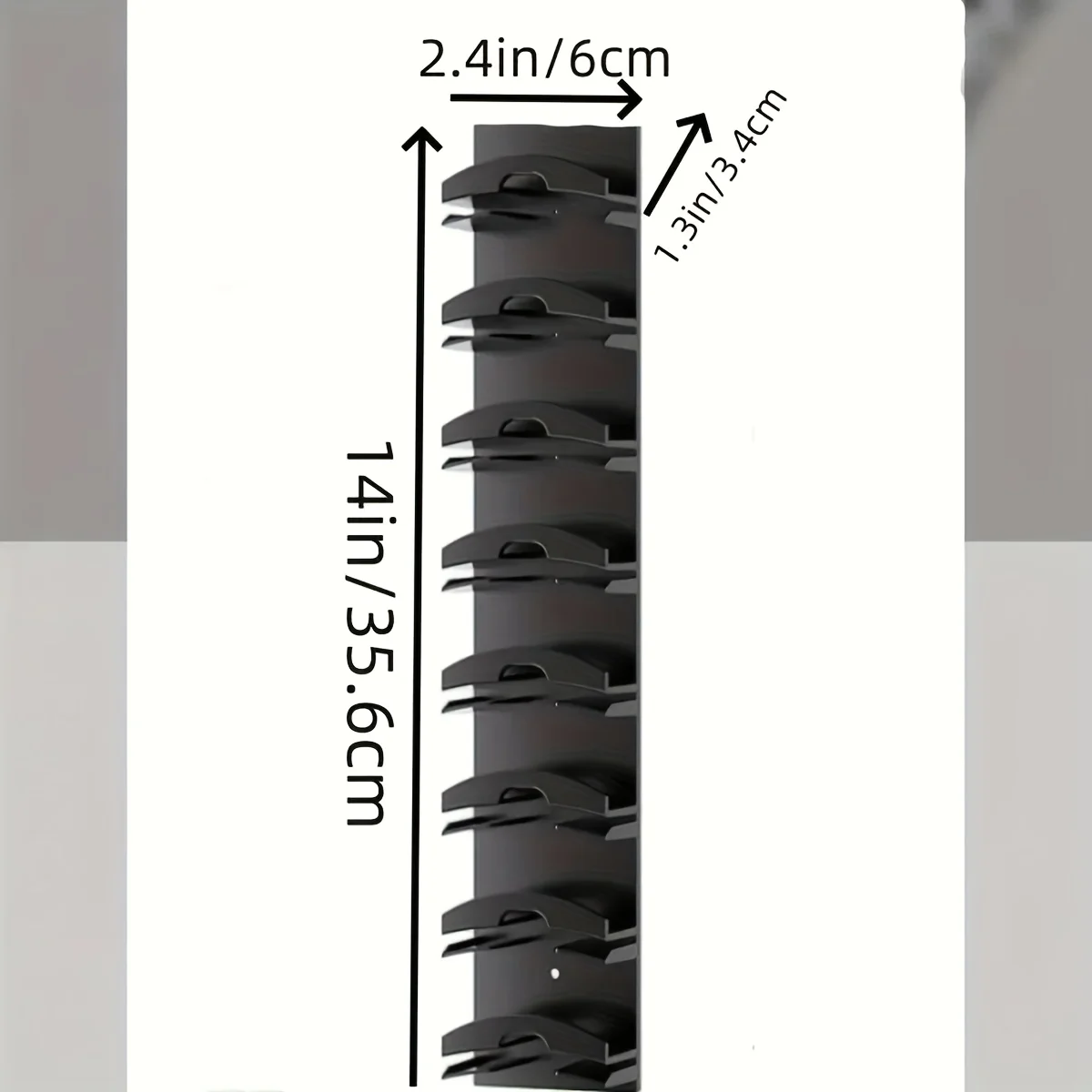 2nd Gen Wall Mounted Baseball Cap Storage Rack, Multi-Layer Hat Organizer, 1 Pack, White & Black Optional